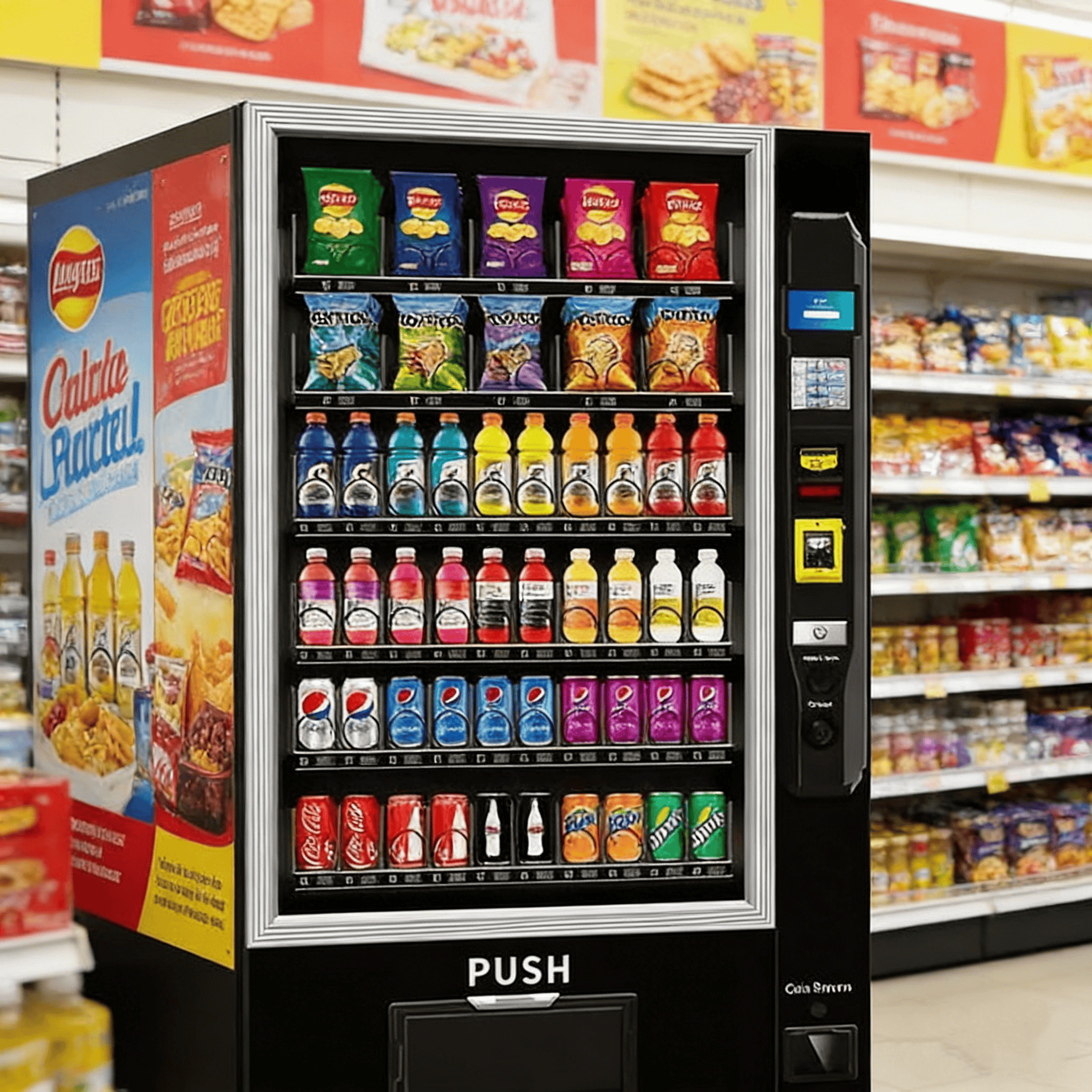 Food Snacks Vending Machine - Hot Selling 24 Hours Large Capacity
