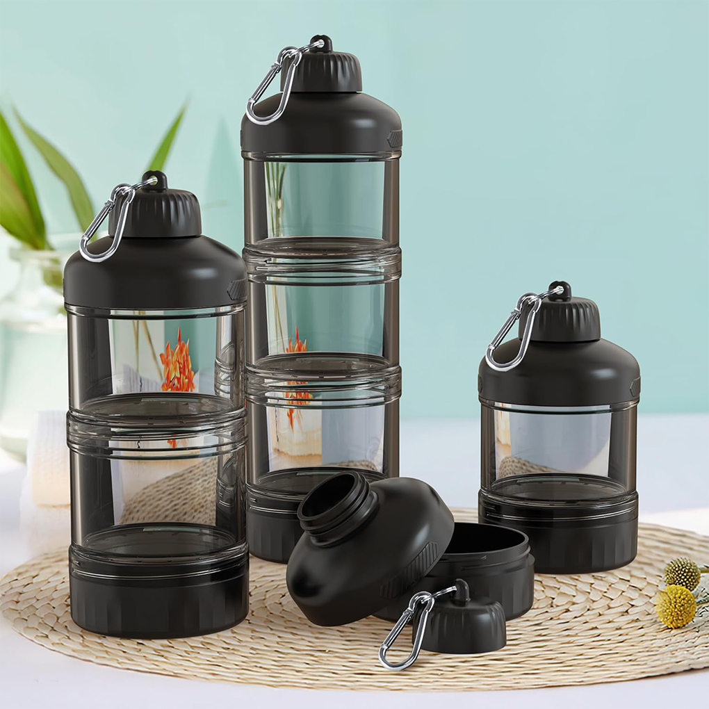Food Protein Snacks - 3Layers Portable Milk Powder Dispenser Formula