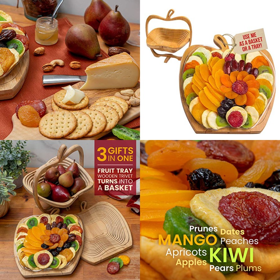 Healthy Snacks Food - Dried Fruit Gift Basket - Healthy