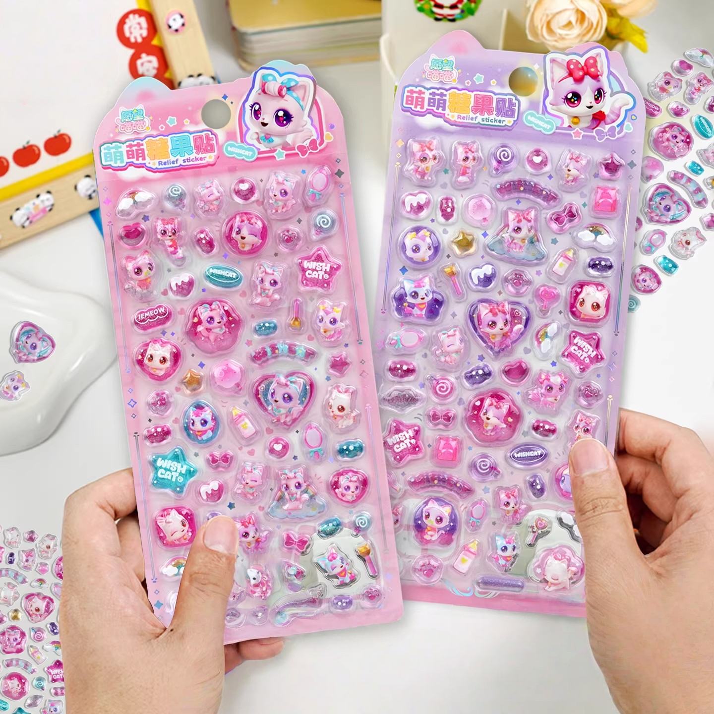 Candy Sour Strip - Kawaii 3D Puffy Relief Sticker Cute