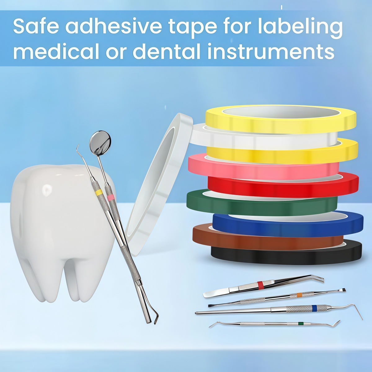 1 Roll Dental Instruments Tape - Candy Sour Strip incelemesi ve fiyatı