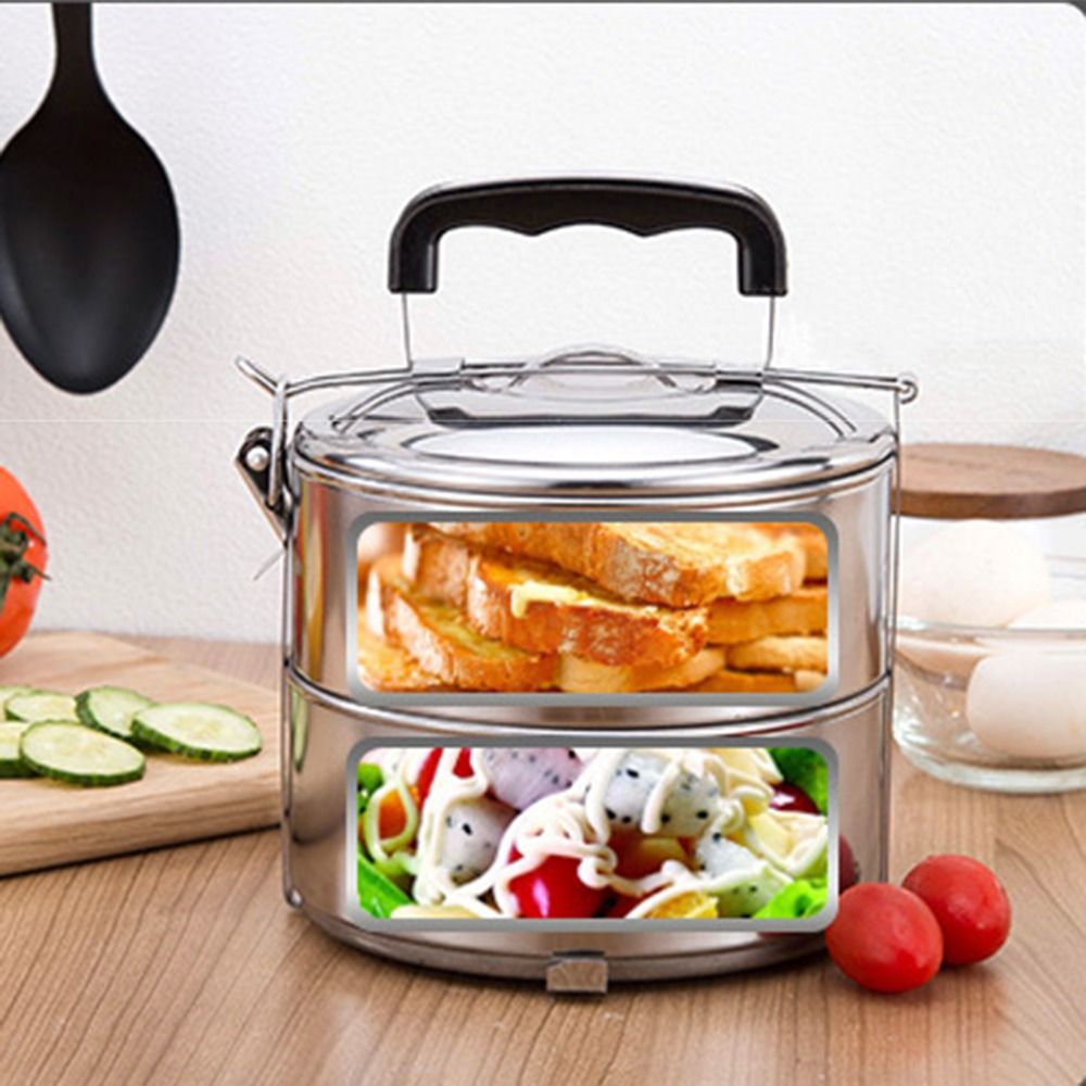 Round Stackable Lunch Snack Bo - Snacks Food Warmer incelemesi ve fiyatı