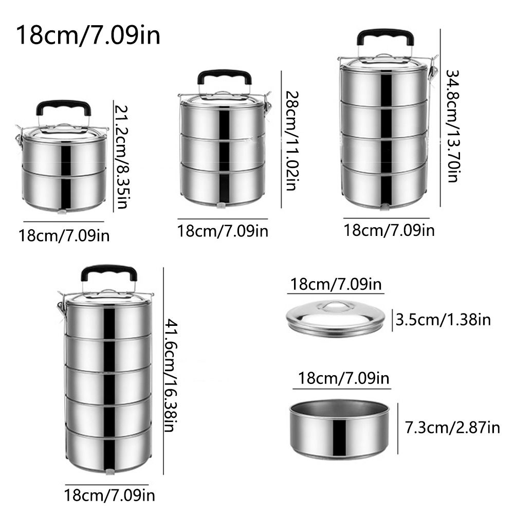 Round Stackable Lunch Snack Bo - Snacks Food Warmer incelemesi ve fiyatı