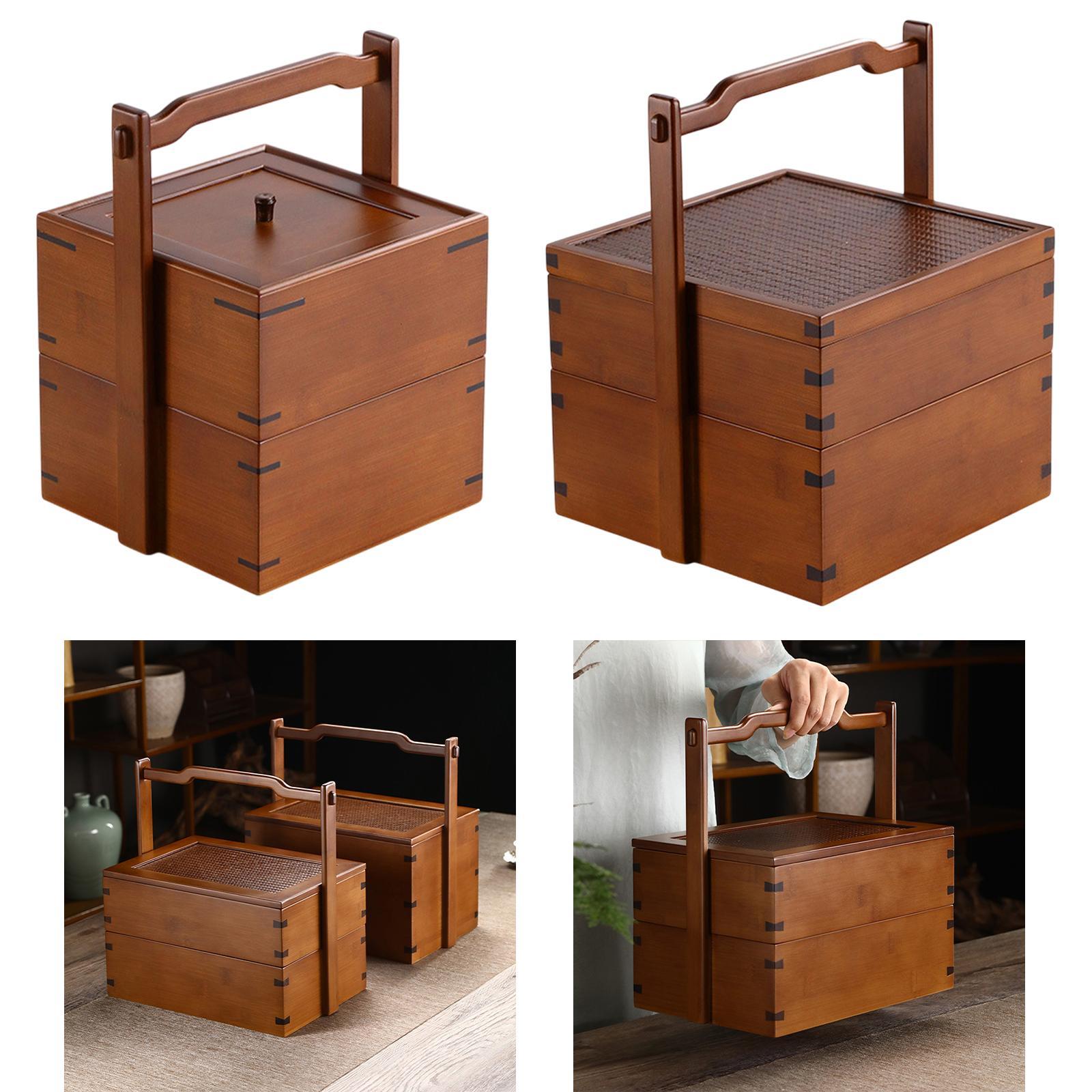 Bamboo Food Storage Box Versat - Snacks Food Gift Baskets incelemesi ve fiyatı