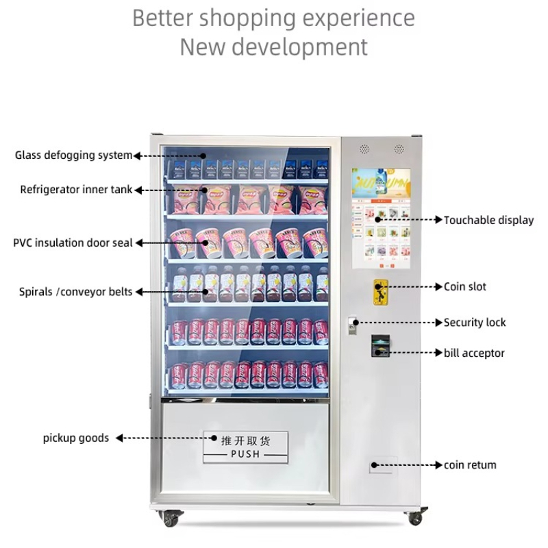 Customized Self Service Snack  - Food Snacks Vending Machine incelemesi ve fiyatı