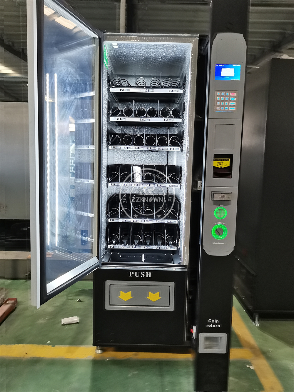 Hot Selling 24 Hours Large Cap - Food Snacks Vending Machine incelemesi ve fiyatı