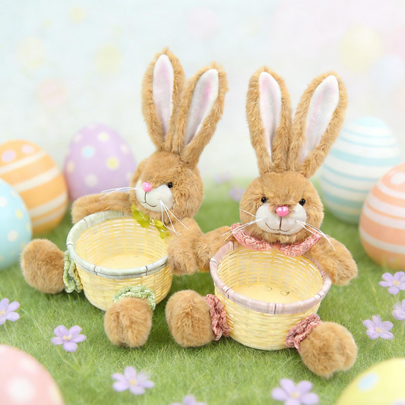 Easter Bunny Basket Rabbits Sh - Snacks Food Gift Baskets incelemesi ve fiyatı