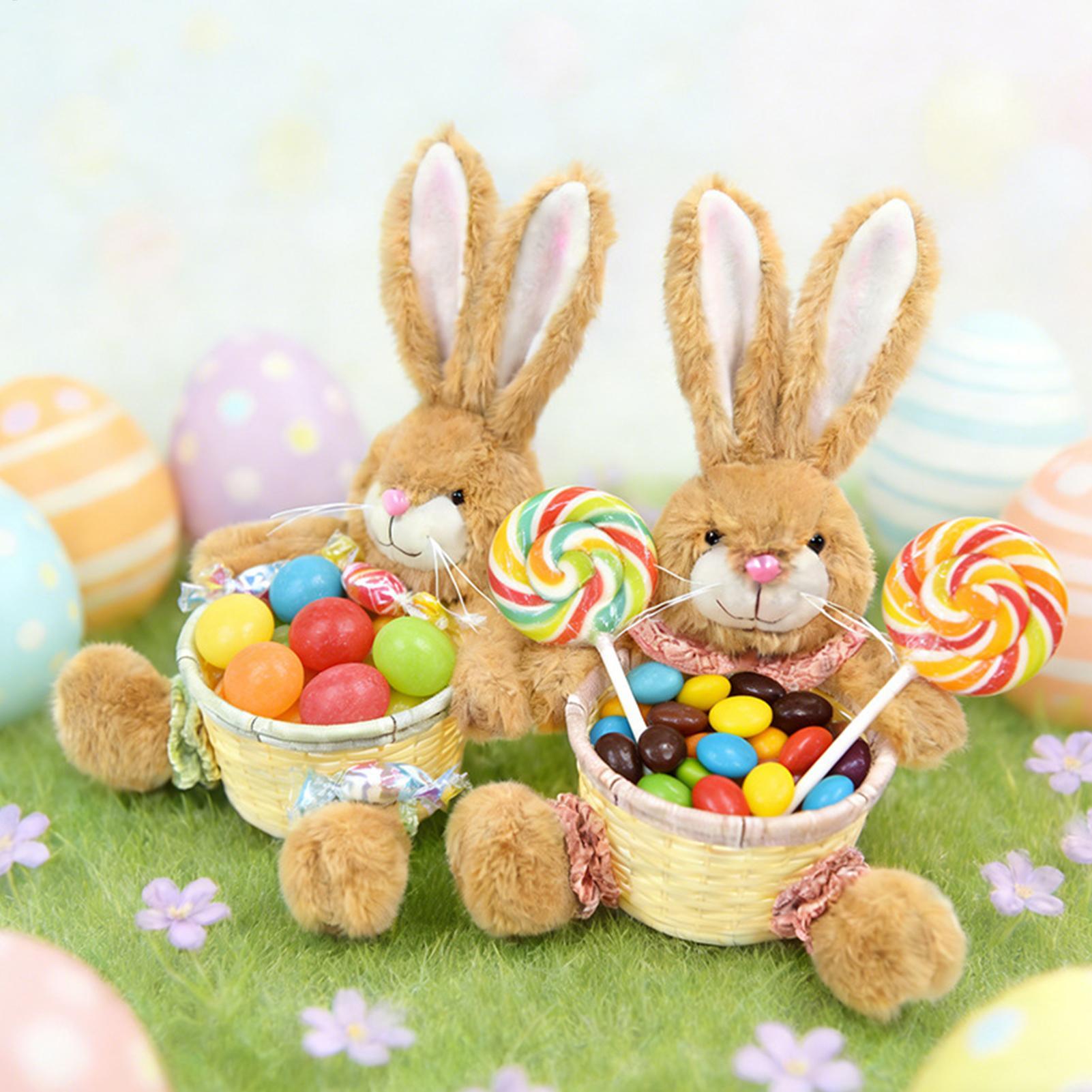 Easter Bunny Basket Rabbits Sh - Snacks Food Gift Baskets incelemesi ve fiyatı