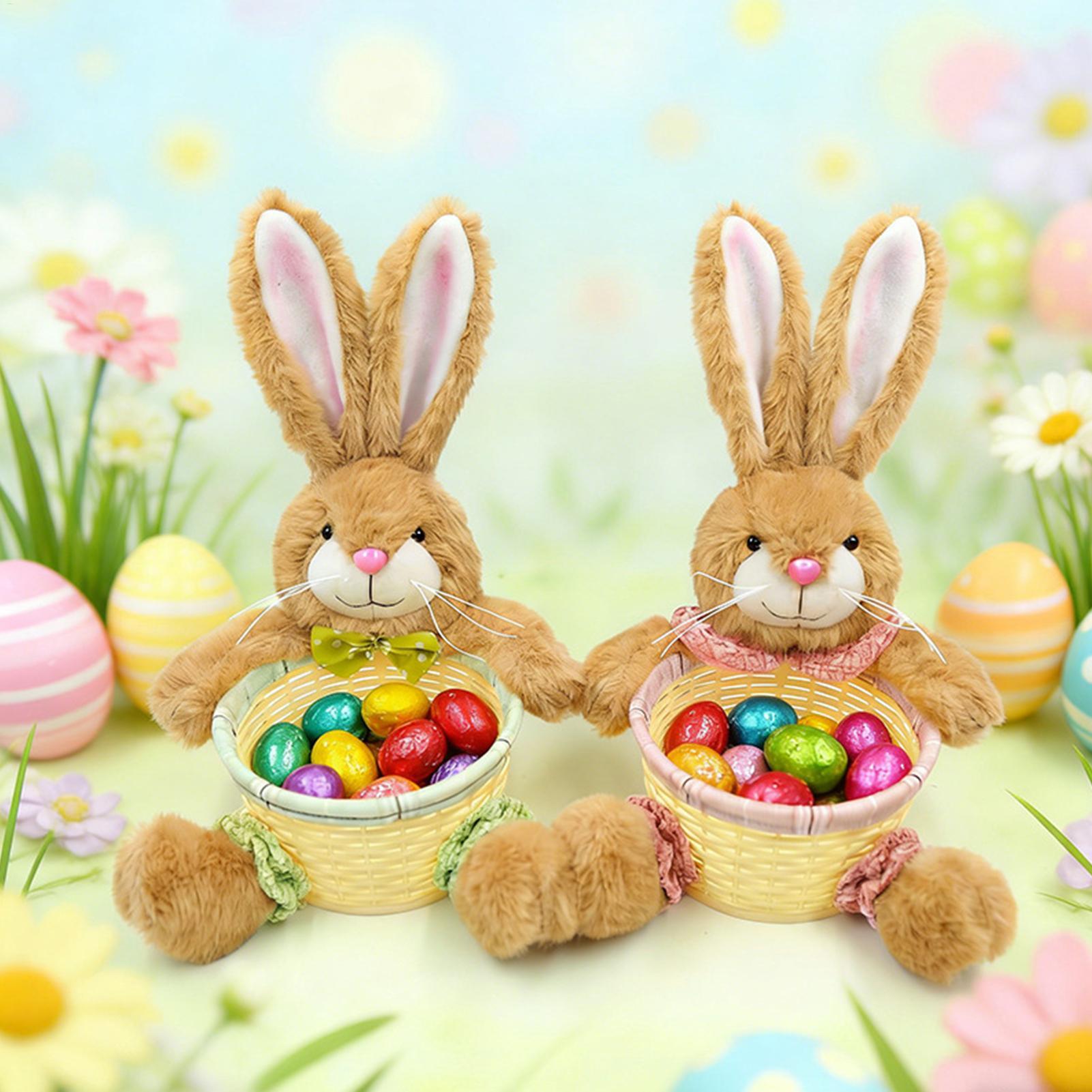 Easter Bunny Basket Rabbits Sh - Snacks Food Gift Baskets incelemesi ve fiyatı