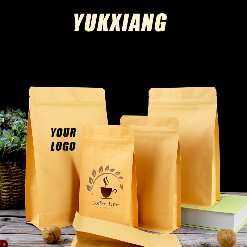 Custom Logo Kraft Paper Alumin - Logo Food Snack incelemesi ve fiyatı