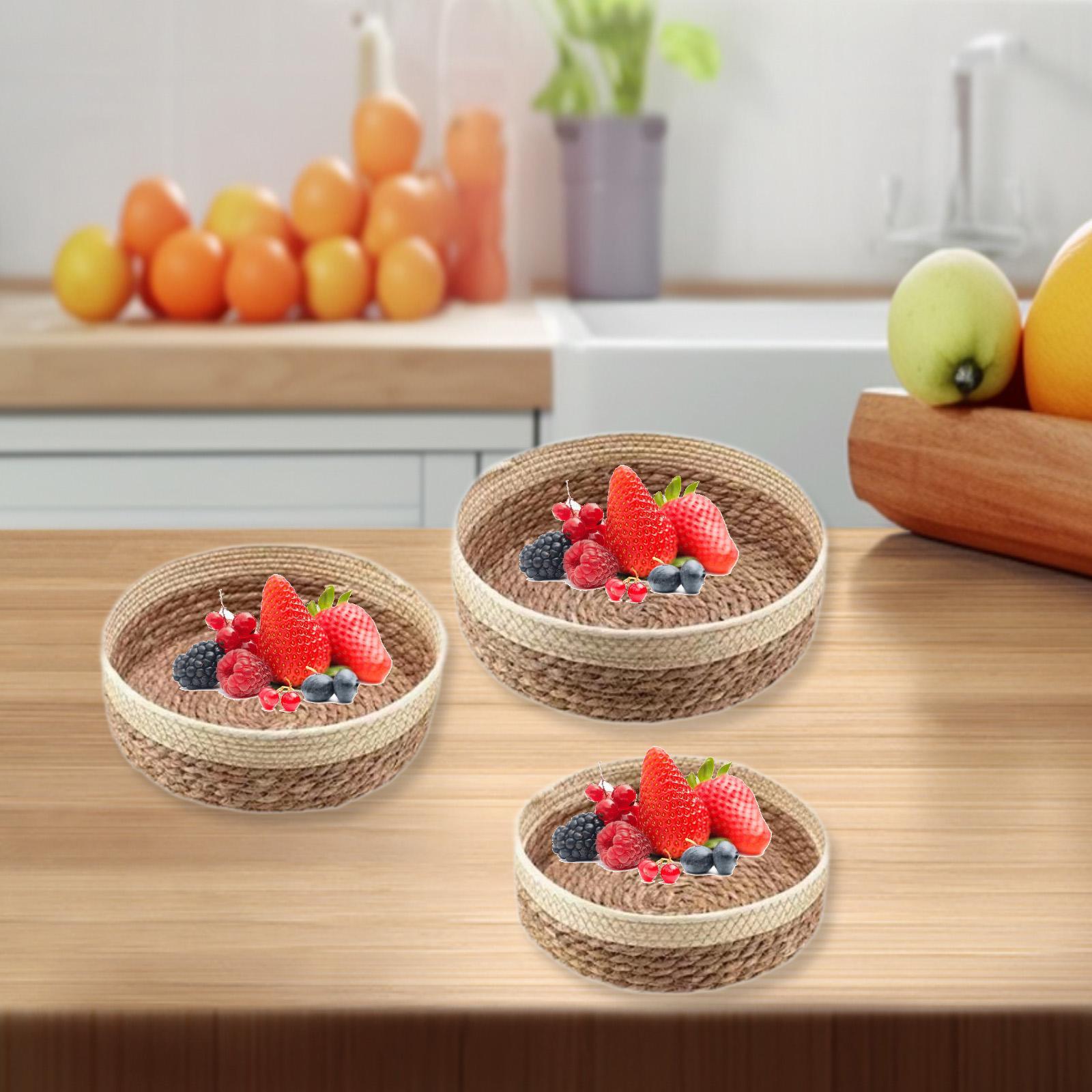 Woven Food Storage Basket Brea - Snacks Food Gift Baskets incelemesi ve fiyatı