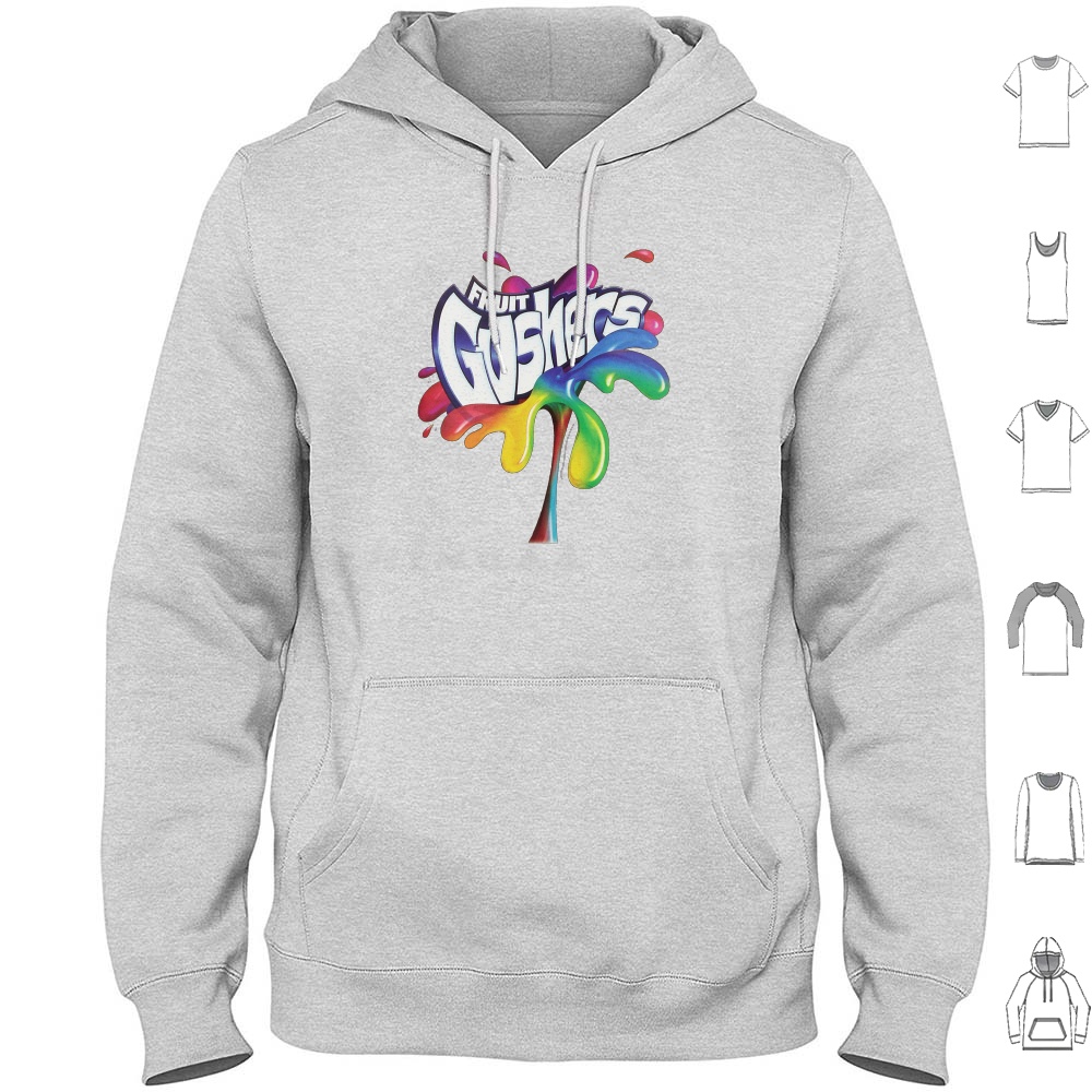 Fruit Gushers 90s Logo Hoodie  - Logo Food Snack incelemesi ve fiyatı