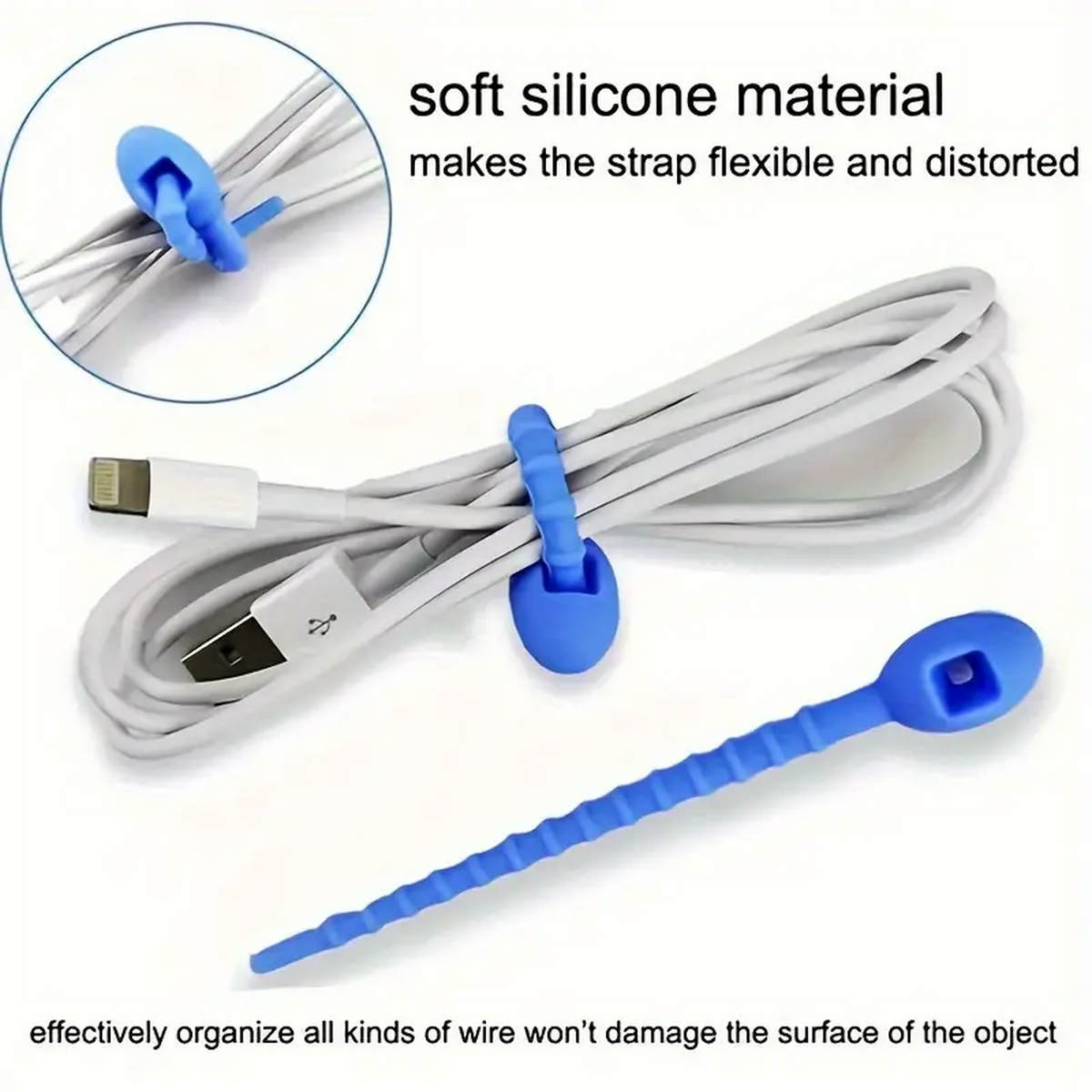Silicone Reusable Cable Wire O - Food Z incelemesi ve fiyatı