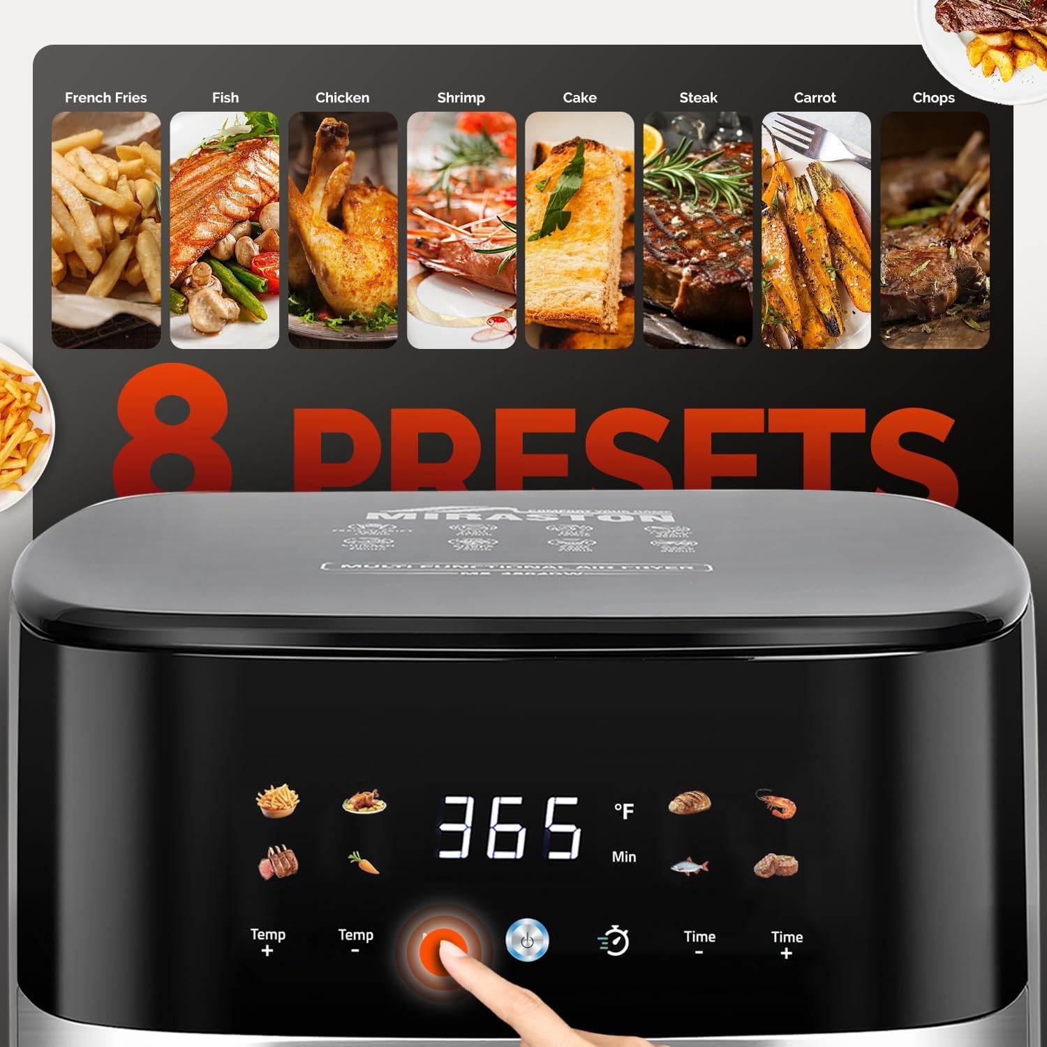 5.8QT Digital Air Fryer with V - Snacks Food Gift Baskets incelemesi ve fiyatı
