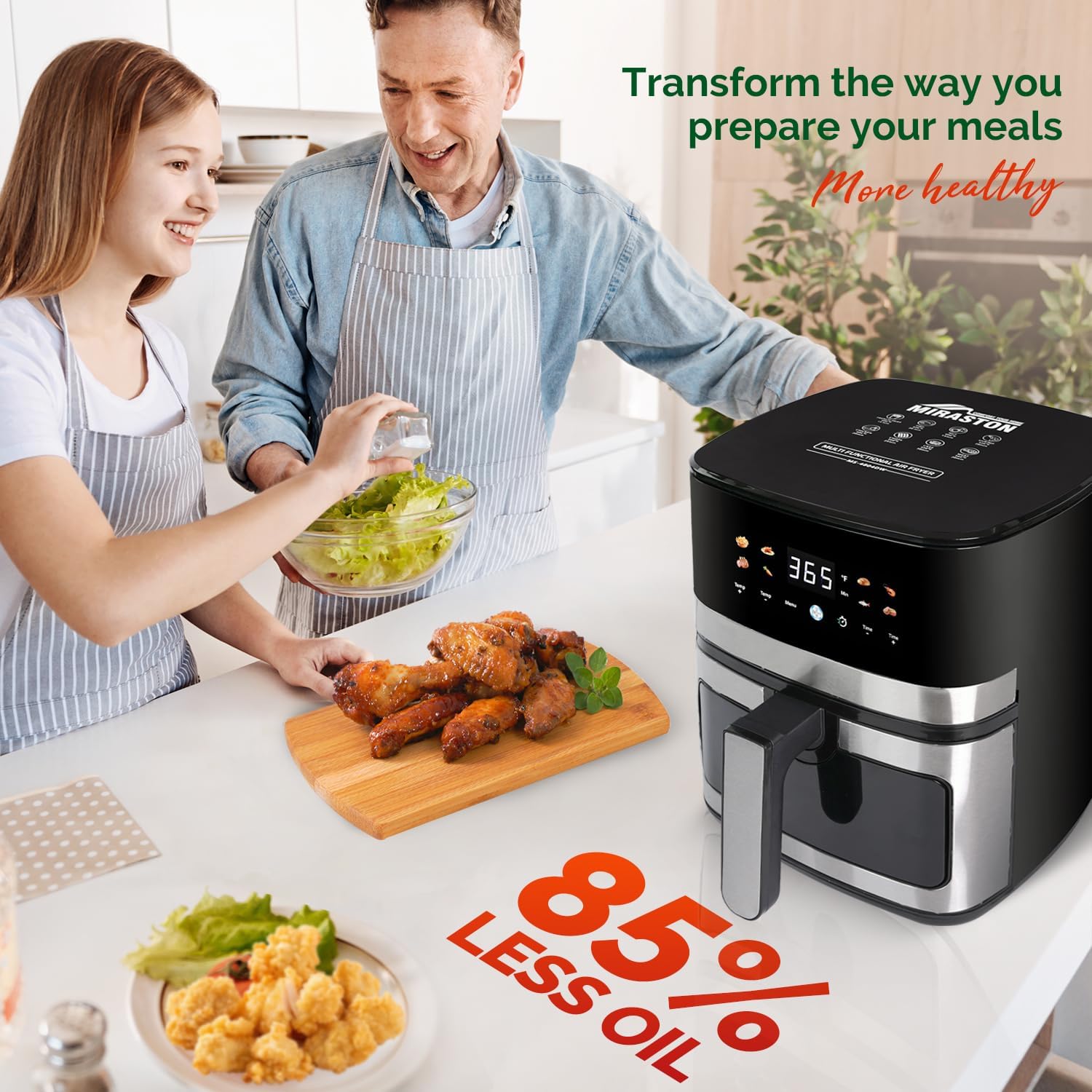 5.8QT Digital Air Fryer with V - Snacks Food Gift Baskets incelemesi ve fiyatı