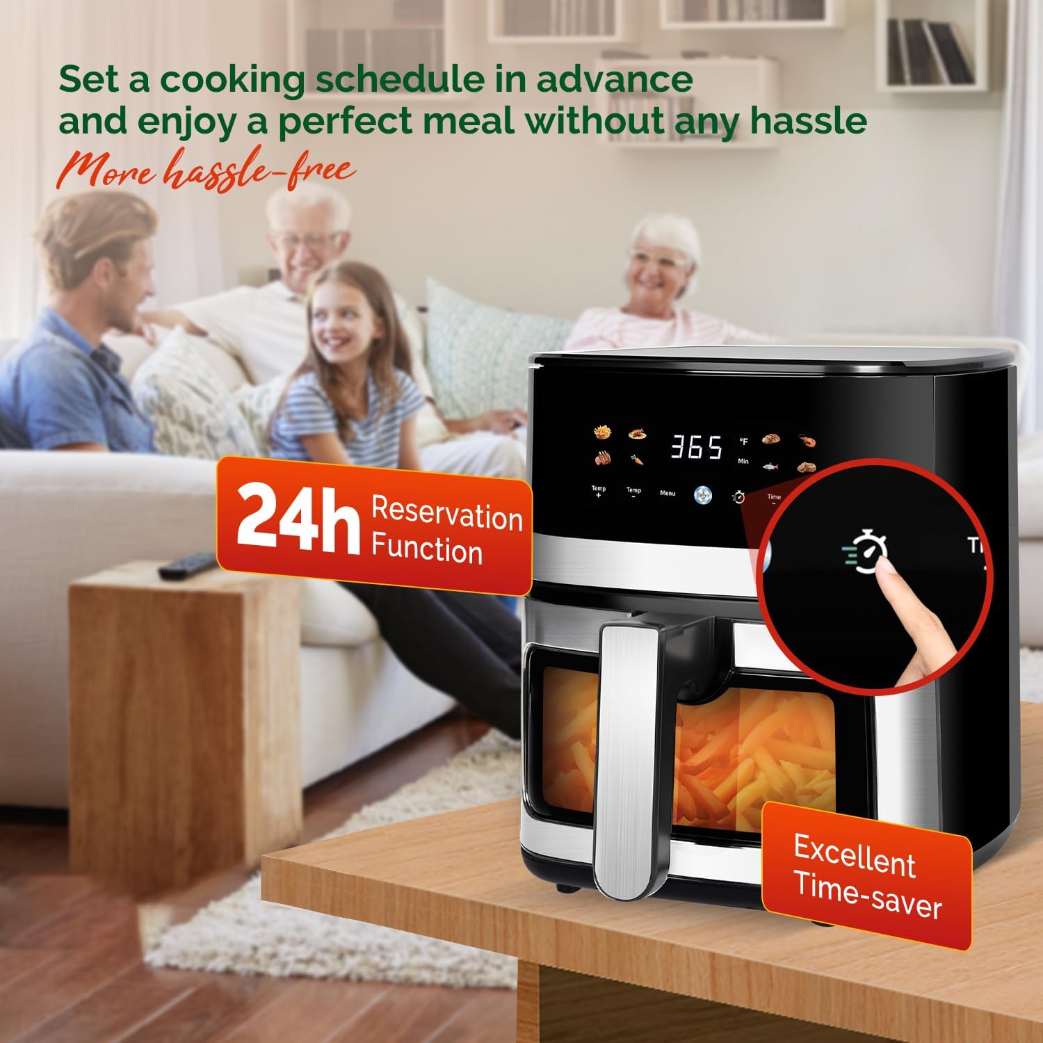 5.8QT Digital Air Fryer with V - Snacks Food Gift Baskets incelemesi ve fiyatı