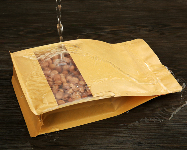 50PCS 3D Stand-up Kraft Paper  - Logo Food Snack incelemesi ve fiyatı