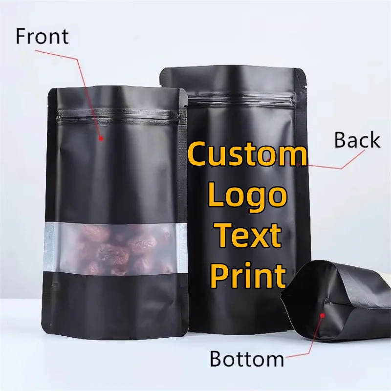 100PCS Stand-up Matte Black Al - Food Z incelemesi ve fiyatı