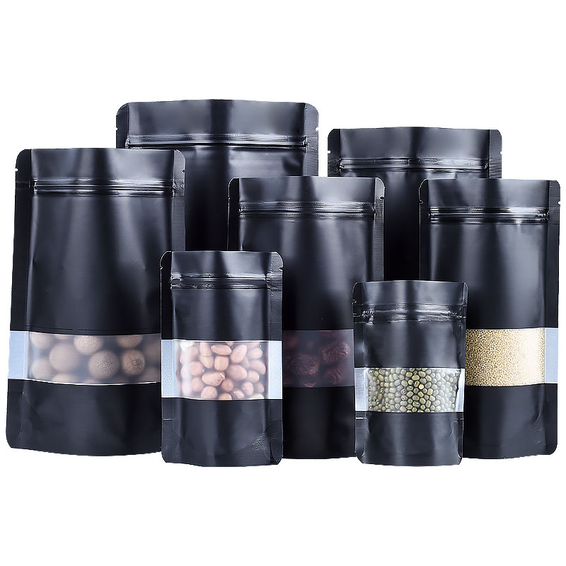 100PCS Stand-up Matte Black Al - Food Z incelemesi ve fiyatı