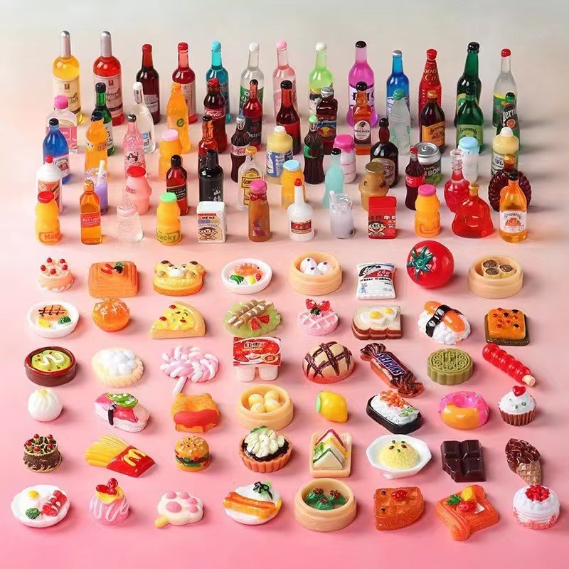 Cute Miniature Dollhouse Super - Food Snacks Drinks incelemesi ve fiyatı