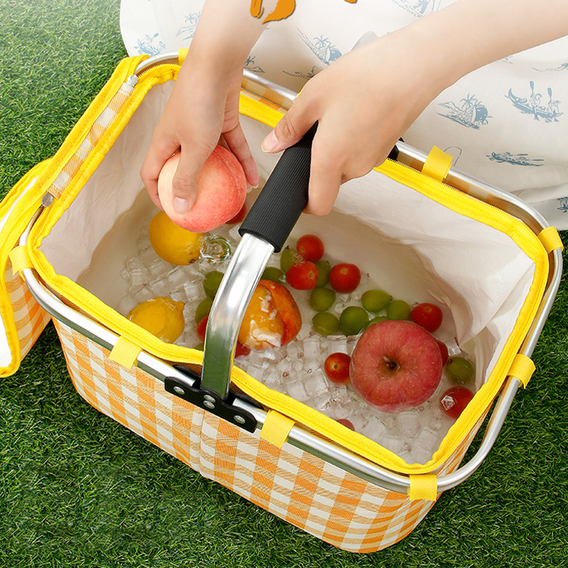 Retro Pastoral Lunch Bag Foldi - Food Snacks Drinks incelemesi ve fiyatı