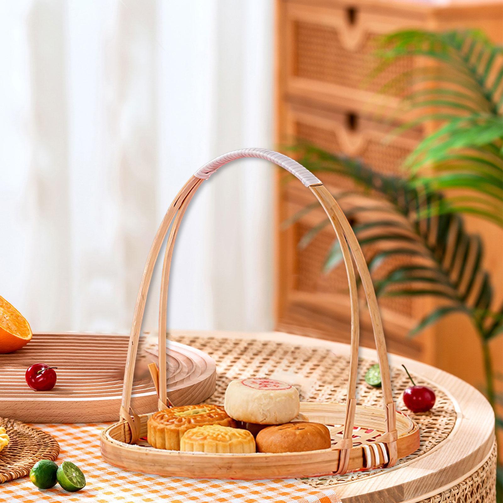 Woven Bamboo Snack Stand Food  - Snacks Food Gift Baskets incelemesi ve fiyatı