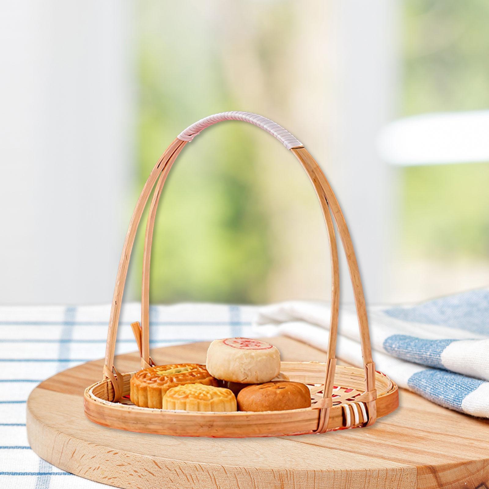 Woven Bamboo Snack Stand Food  - Snacks Food Gift Baskets incelemesi ve fiyatı
