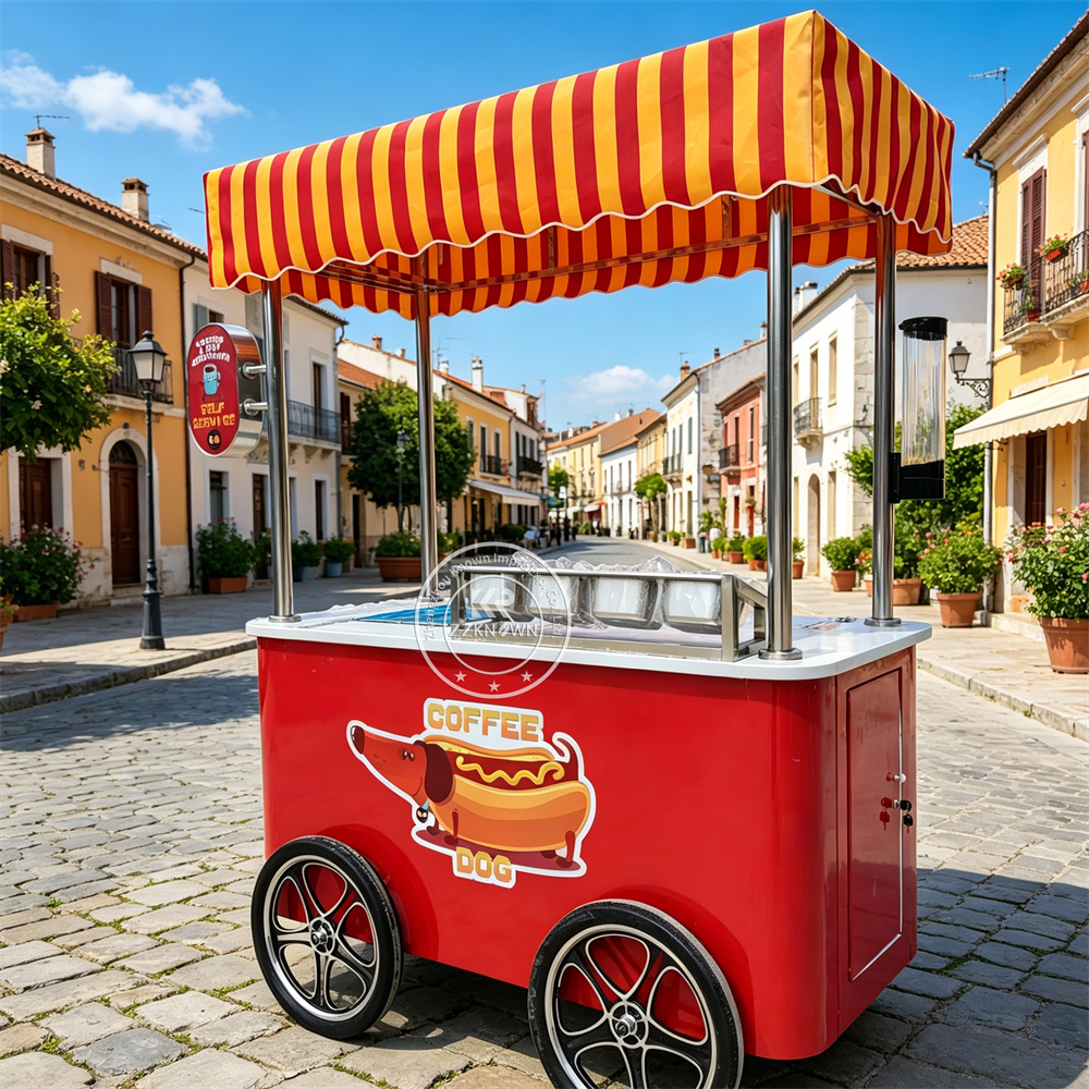 Mobile Food Cart Outdoor Urban - Logo Food Snack incelemesi ve fiyatı