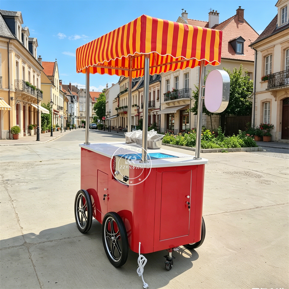 Mobile Food Cart Outdoor Urban - Logo Food Snack incelemesi ve fiyatı