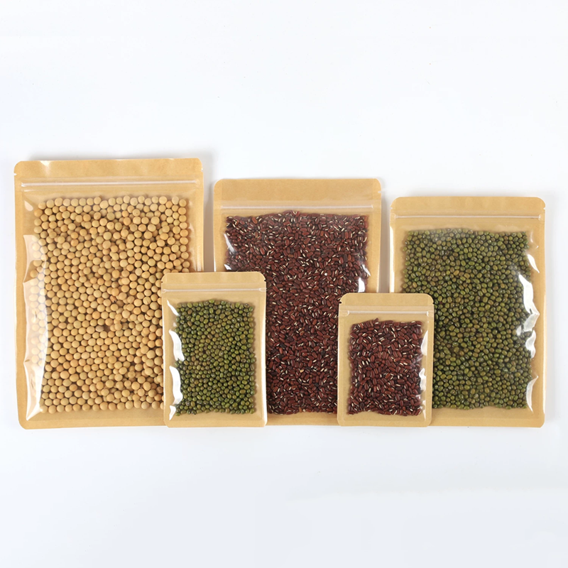 100pcs Eco-friendly Kraft Pape - Logo Food Snack incelemesi ve fiyatı