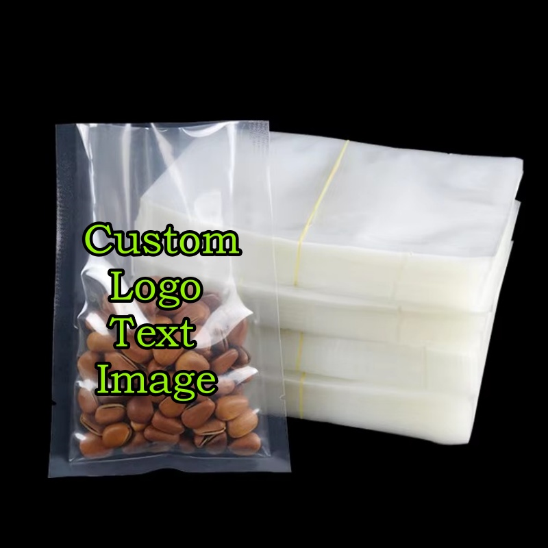 100PCS Open Top Clear Vacuum P - Logo Food Snack incelemesi ve fiyatı