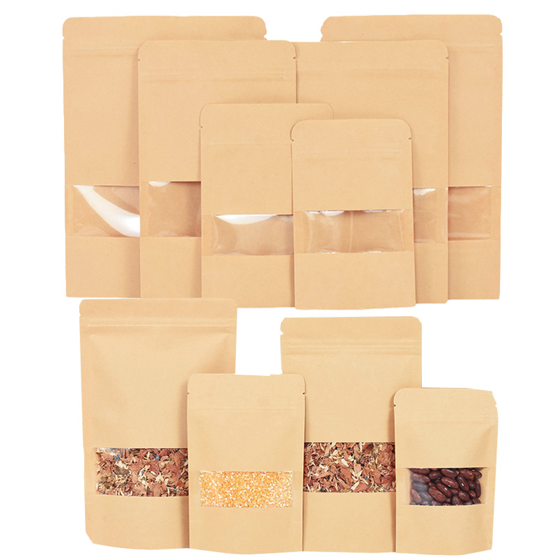 20/50pcs Kraft Paper Zip Lock  - Food Z incelemesi ve fiyatı