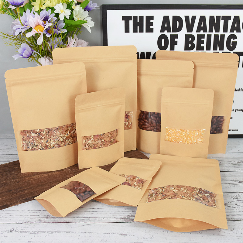 20/50pcs Kraft Paper Zip Lock  - Food Z incelemesi ve fiyatı