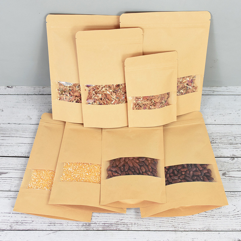 20/50pcs Kraft Paper Zip Lock  - Food Z incelemesi ve fiyatı