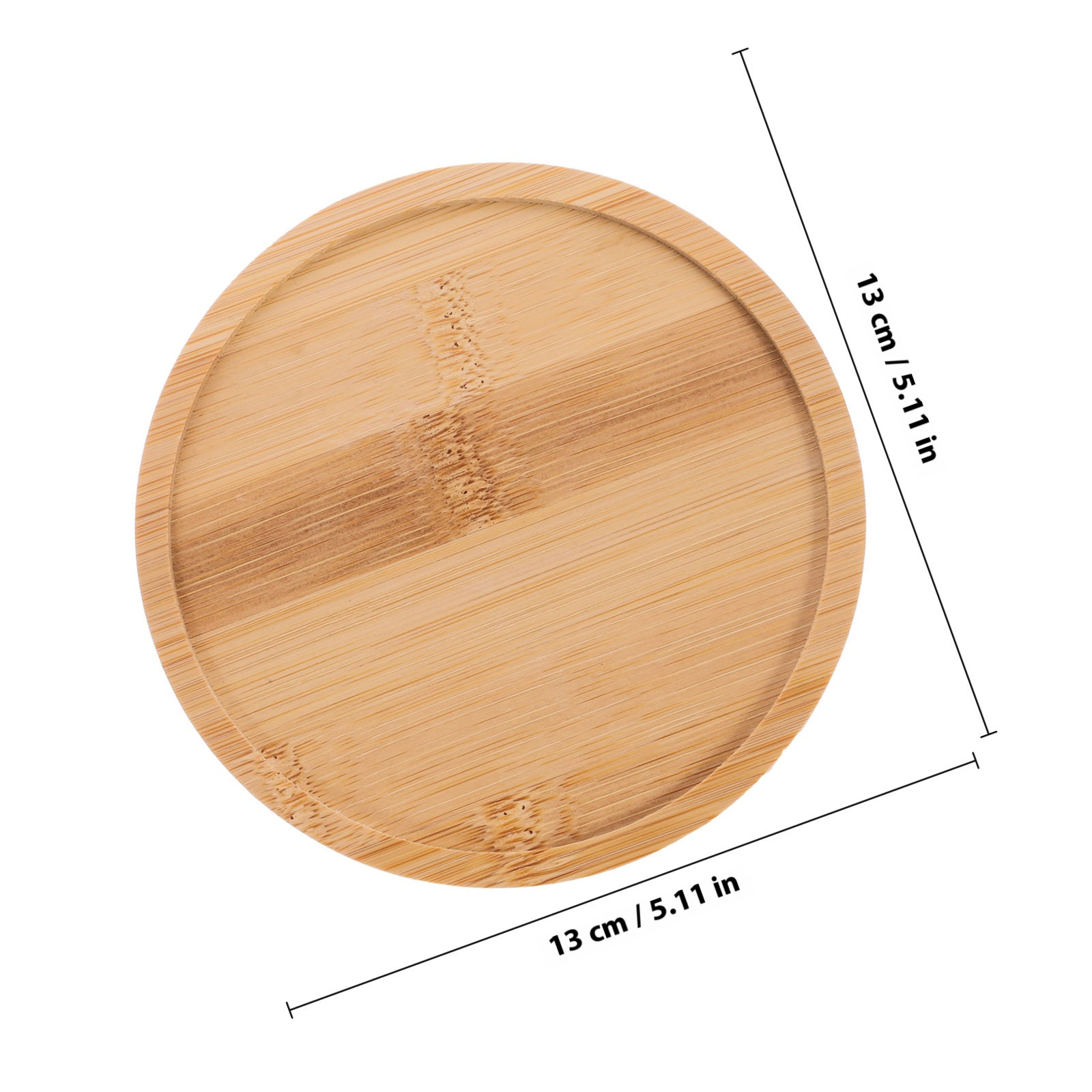 2Pcs Wooden Serving Trays Roun - Food Snacks Drinks incelemesi ve fiyatı