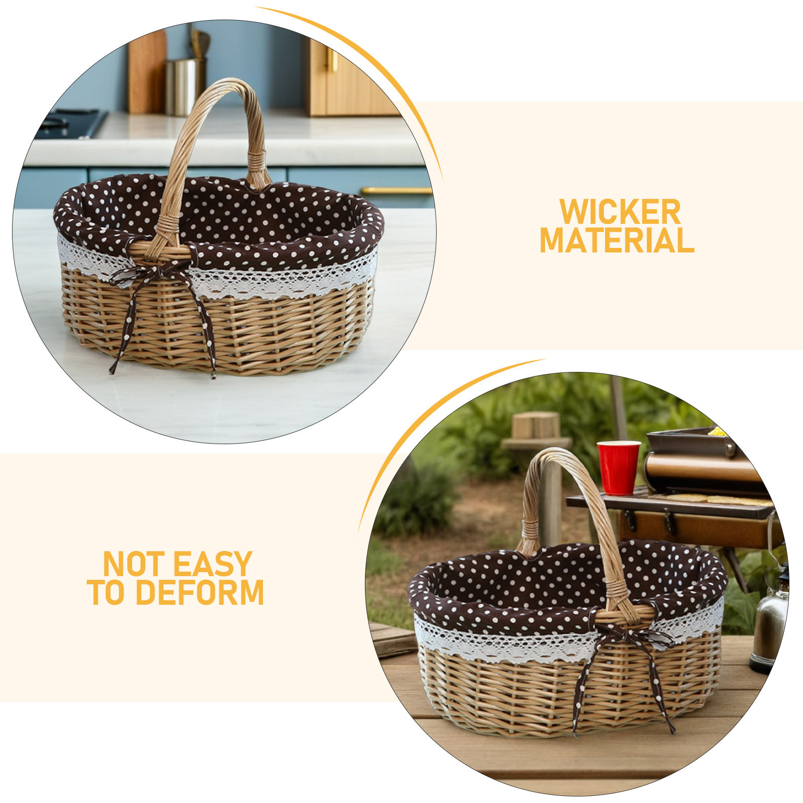 Smooth Beautiful Wicker Fruit  - Snacks Food Gift Baskets incelemesi ve fiyatı