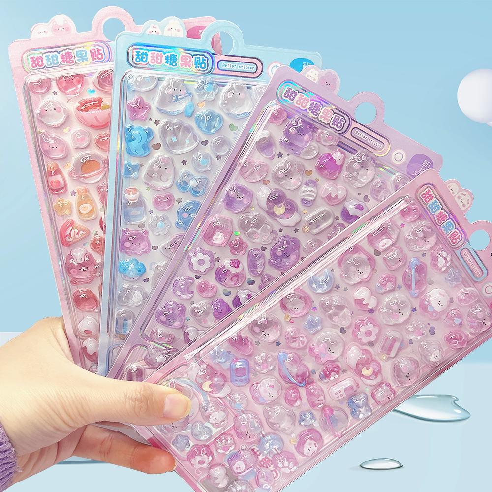 3D Puffy Stickers Crystal Drop - Candy Sour Strip incelemesi ve fiyatı