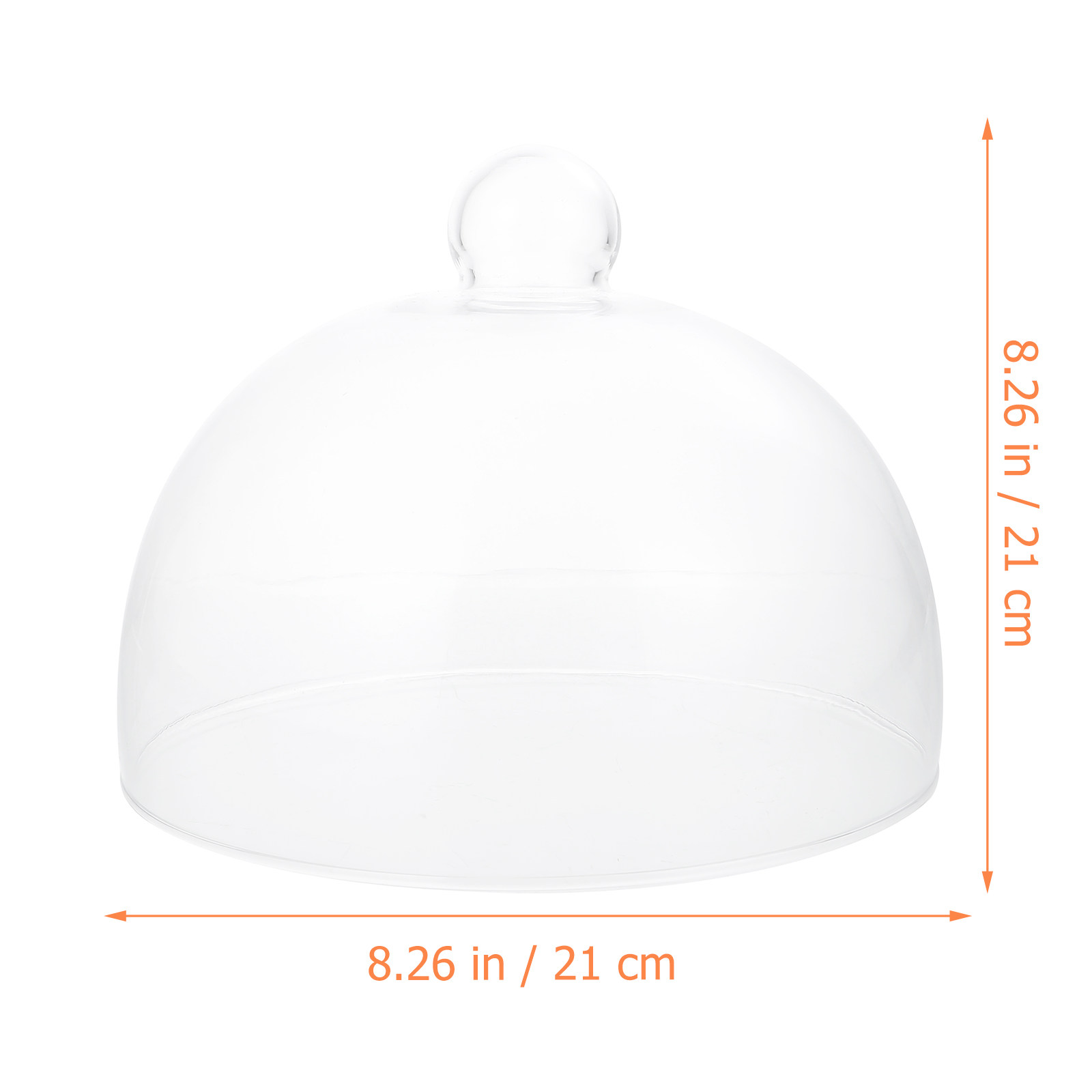 Sturdy Glass Food Cover Transp - Healthy Snacks Food incelemesi ve fiyatı