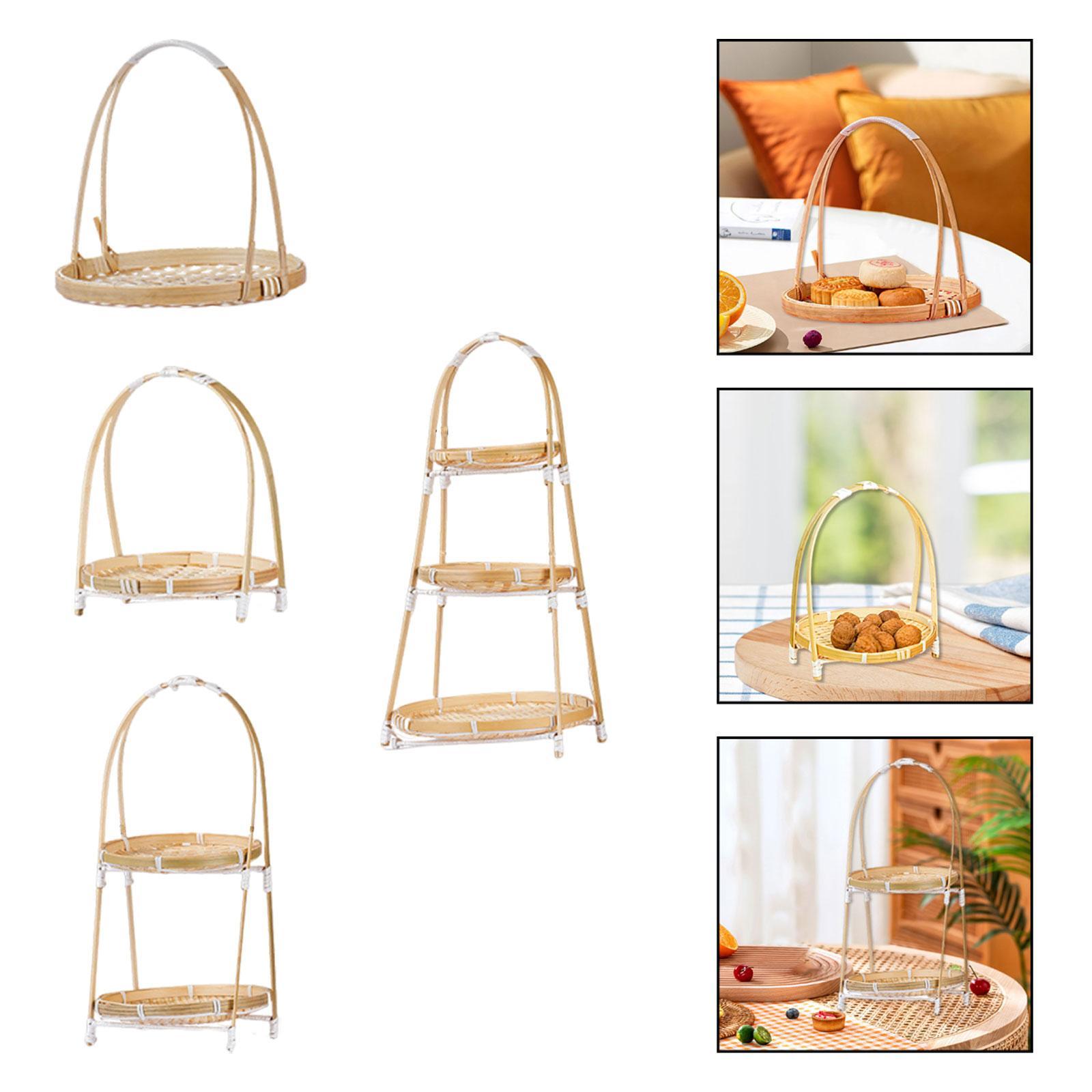 Bamboo Woven Snack Organizer M - Snacks Food Gift Baskets incelemesi ve fiyatı