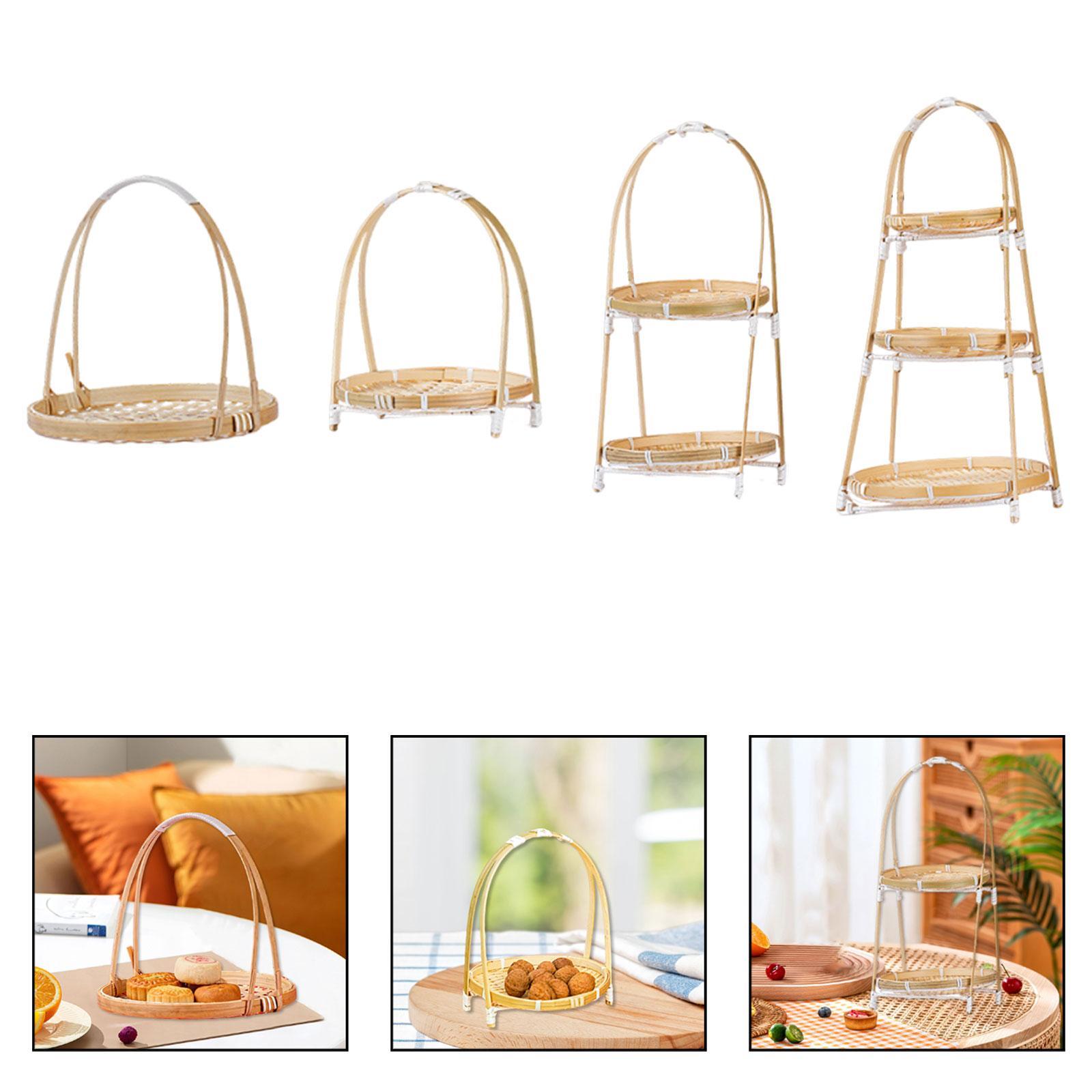 Bamboo Woven Snack Organizer M - Snacks Food Gift Baskets incelemesi ve fiyatı