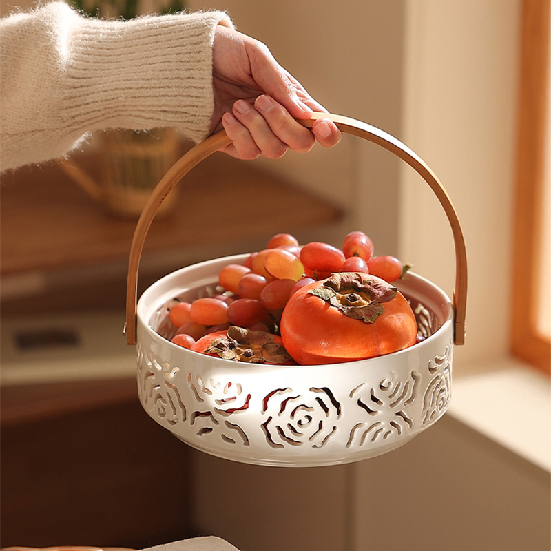 Ceramic Hollow Basket Fruit Pl - Snacks Food Gift Baskets incelemesi ve fiyatı