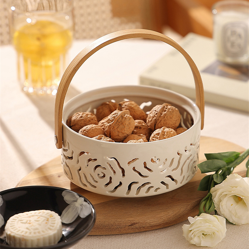 Ceramic Hollow Basket Fruit Pl - Snacks Food Gift Baskets incelemesi ve fiyatı
