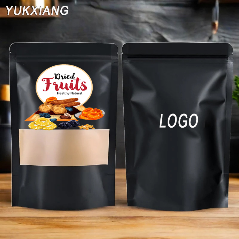 Wholesale Black Kraft Paper St - Logo Food Snack incelemesi ve fiyatı