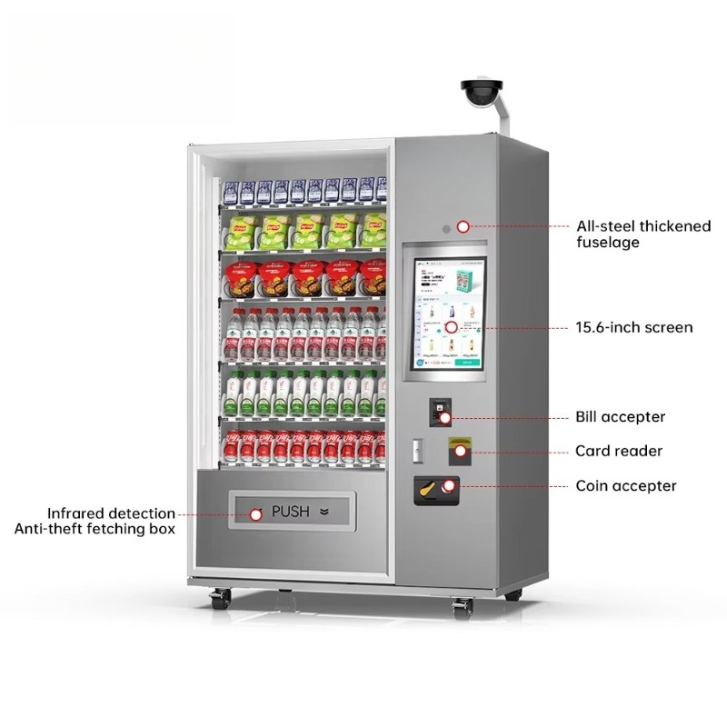 Customized Unattended Smart Sn - Food Snacks Vending Machine incelemesi ve fiyatı