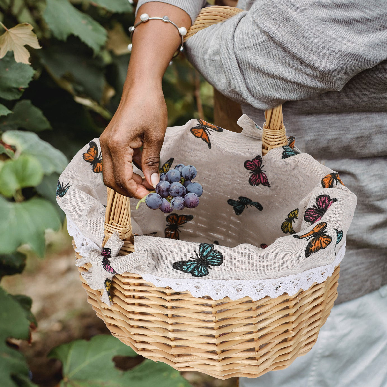 Rattan Storage Baskets Wicker  - Snacks Food Gift Baskets incelemesi ve fiyatı