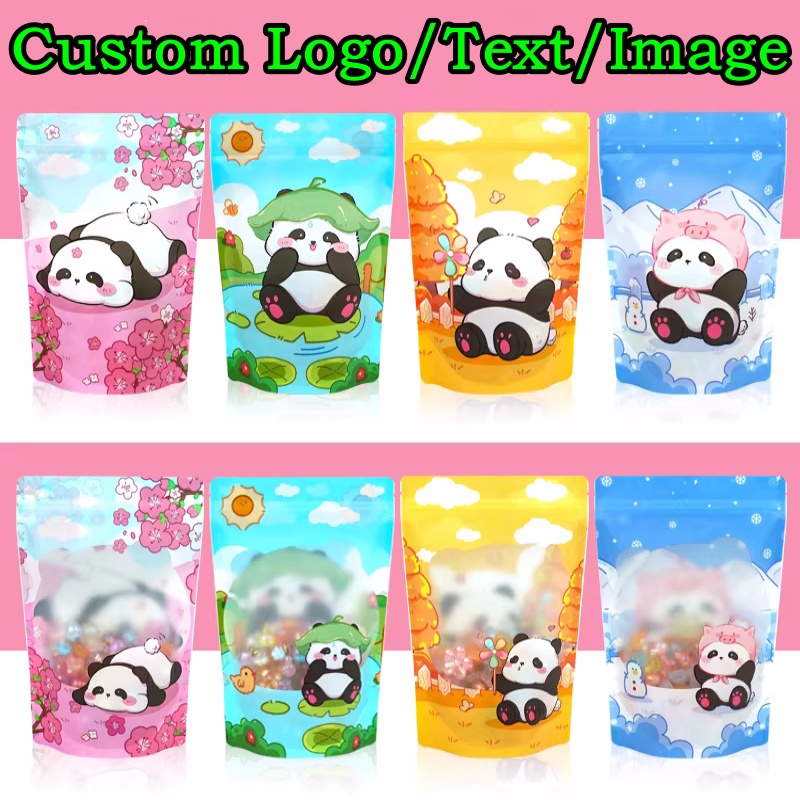 100PCS Aluminum Foil Stand-up  - Logo Food Snack incelemesi ve fiyatı